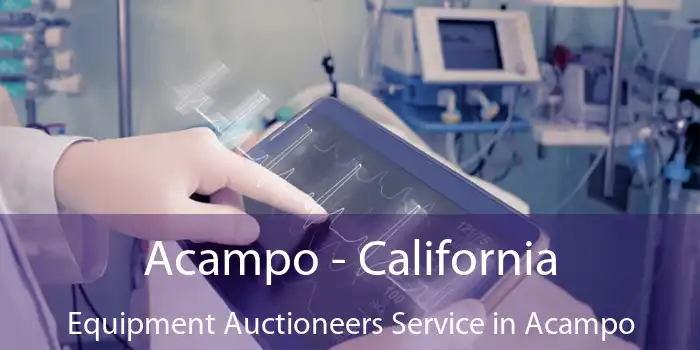 Acampo - California Equipment Auctioneers Service in Acampo