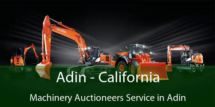 Adin - California Machinery Auctioneers Service in Adin