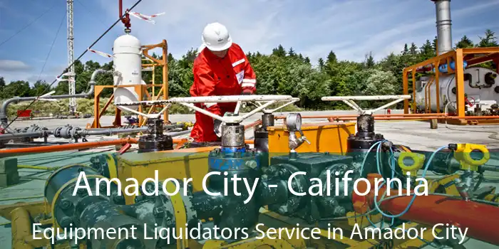 Amador City - California Equipment Liquidators Service in Amador City