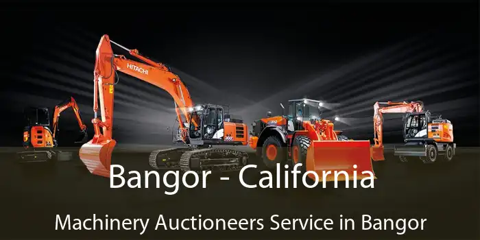 Bangor - California Machinery Auctioneers Service in Bangor