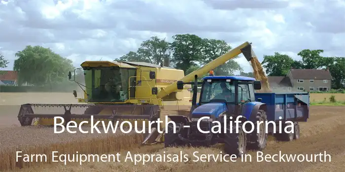 Beckwourth - California Farm Equipment Appraisals Service in Beckwourth