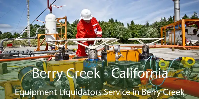 Berry Creek - California Equipment Liquidators Service in Berry Creek