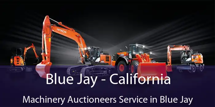 Blue Jay - California Machinery Auctioneers Service in Blue Jay