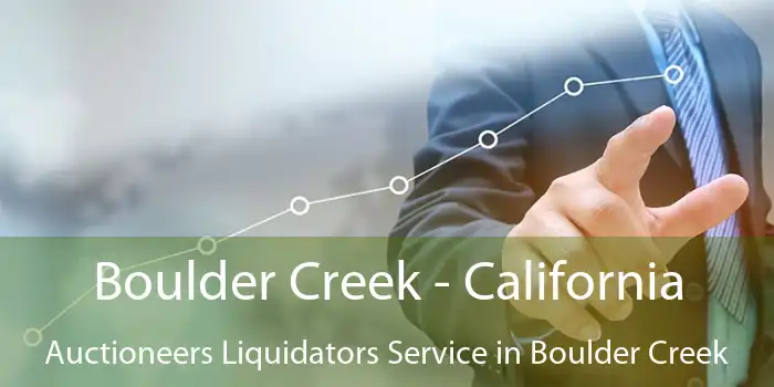 Boulder Creek - California Auctioneers Liquidators Service in Boulder Creek