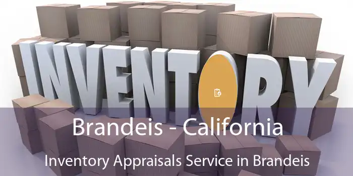 Brandeis - California Inventory Appraisals Service in Brandeis