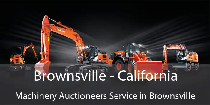 Brownsville - California Machinery Auctioneers Service in Brownsville