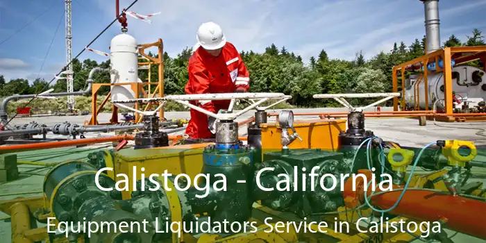 Calistoga - California Equipment Liquidators Service in Calistoga