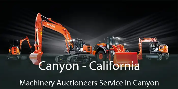 Canyon - California Machinery Auctioneers Service in Canyon