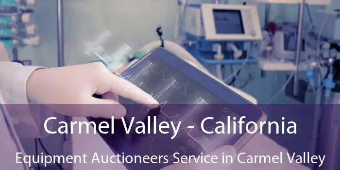 Carmel Valley - California Equipment Auctioneers Service in Carmel Valley