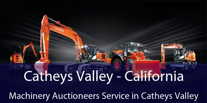 Catheys Valley - California Machinery Auctioneers Service in Catheys Valley