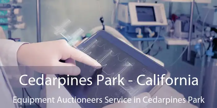 Cedarpines Park - California Equipment Auctioneers Service in Cedarpines Park