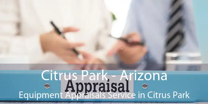 Citrus Park - Arizona Equipment Appraisals Service in Citrus Park