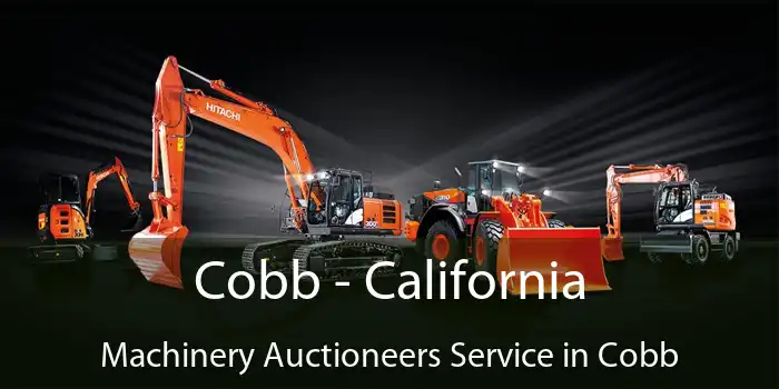 Cobb - California Machinery Auctioneers Service in Cobb