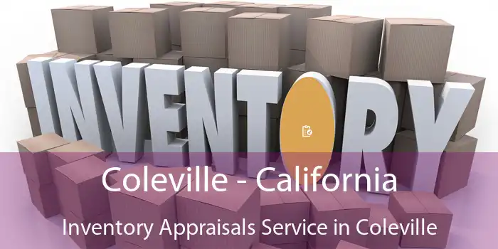 Coleville - California Inventory Appraisals Service in Coleville