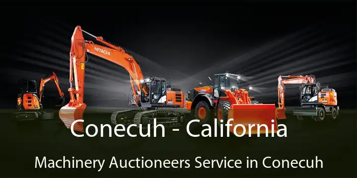 Conecuh - California Machinery Auctioneers Service in Conecuh