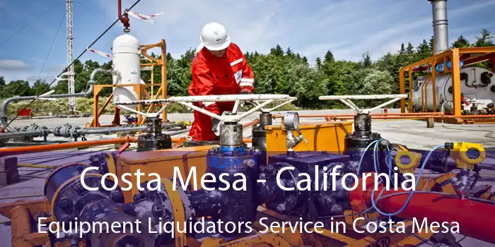 Costa Mesa - California Equipment Liquidators Service in Costa Mesa