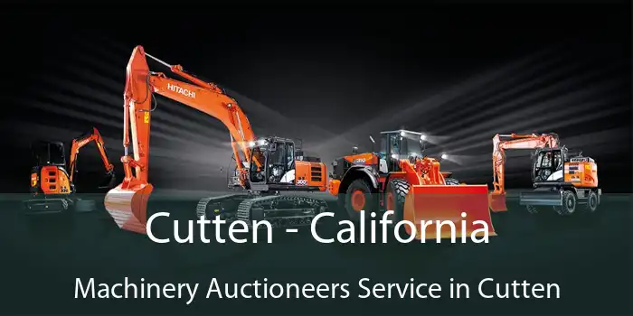 Cutten - California Machinery Auctioneers Service in Cutten