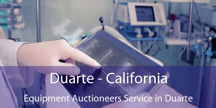 Duarte - California Equipment Auctioneers Service in Duarte