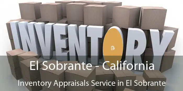 El Sobrante - California Inventory Appraisals Service in El Sobrante