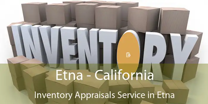 Etna - California Inventory Appraisals Service in Etna