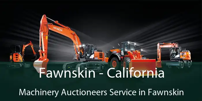 Fawnskin - California Machinery Auctioneers Service in Fawnskin