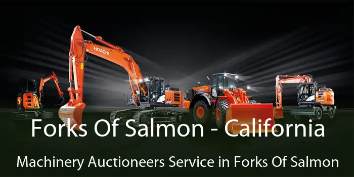 Forks Of Salmon - California Machinery Auctioneers Service in Forks Of Salmon