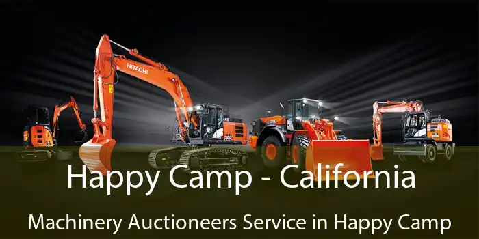 Happy Camp - California Machinery Auctioneers Service in Happy Camp