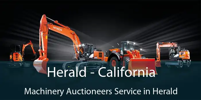 Herald - California Machinery Auctioneers Service in Herald