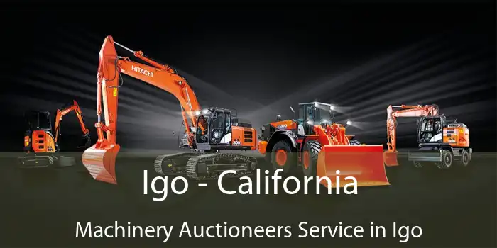 Igo - California Machinery Auctioneers Service in Igo