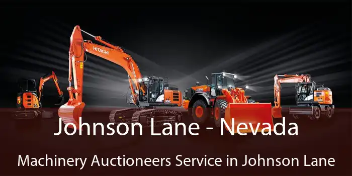 Johnson Lane - Nevada Machinery Auctioneers Service in Johnson Lane