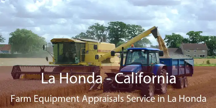 La Honda - California Farm Equipment Appraisals Service in La Honda