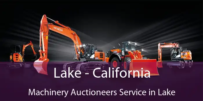 Lake - California Machinery Auctioneers Service in Lake