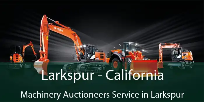 Larkspur - California Machinery Auctioneers Service in Larkspur