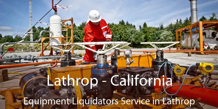 Lathrop - California Equipment Liquidators Service in Lathrop