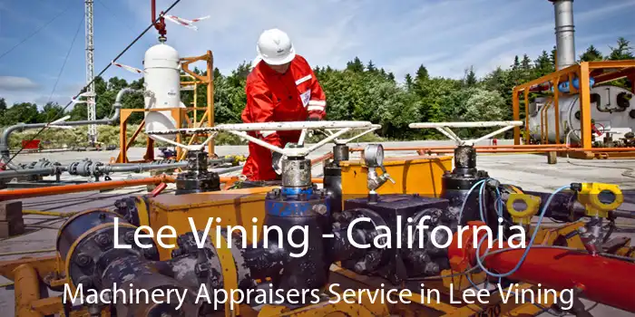 Lee Vining - California Machinery Appraisers Service in Lee Vining