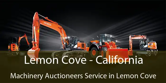 Lemon Cove - California Machinery Auctioneers Service in Lemon Cove