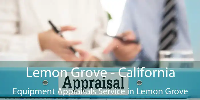 Lemon Grove - California Equipment Appraisals Service in Lemon Grove