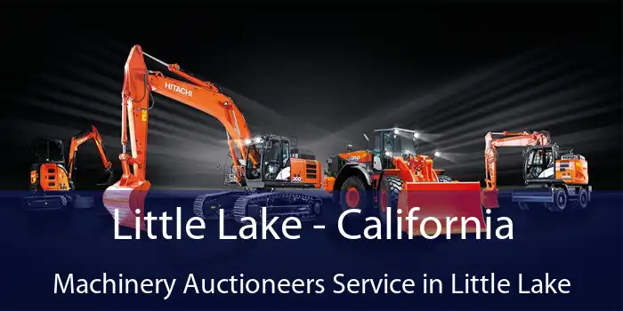 Little Lake - California Machinery Auctioneers Service in Little Lake