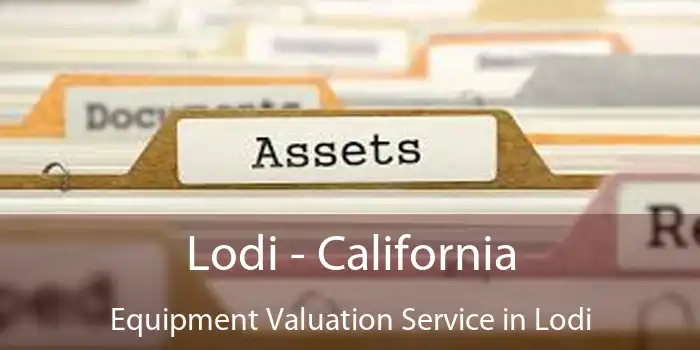 Lodi - California Equipment Valuation Service in Lodi