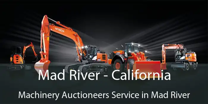 Mad River - California Machinery Auctioneers Service in Mad River