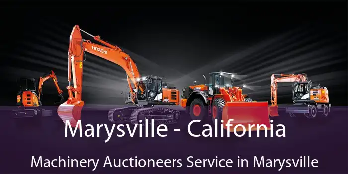 Marysville - California Machinery Auctioneers Service in Marysville