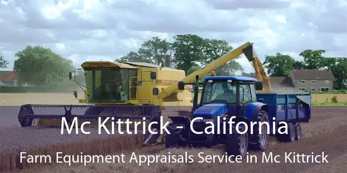 Mc Kittrick - California Farm Equipment Appraisals Service in Mc Kittrick