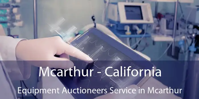 Mcarthur - California Equipment Auctioneers Service in Mcarthur