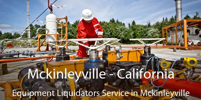 Mckinleyville - California Equipment Liquidators Service in Mckinleyville