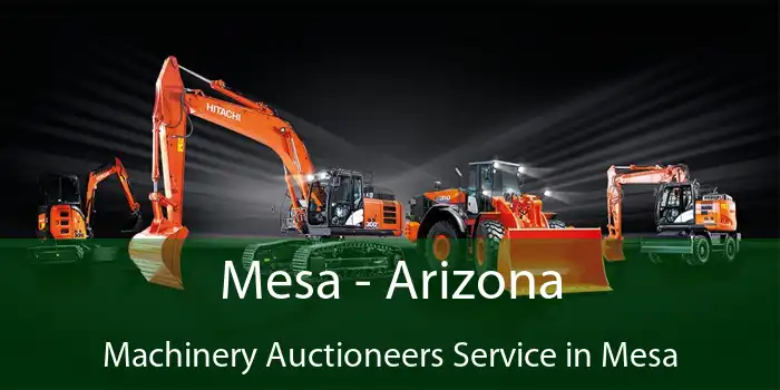 Mesa - Arizona Machinery Auctioneers Service in Mesa