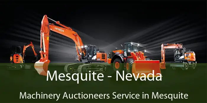 Mesquite - Nevada Machinery Auctioneers Service in Mesquite