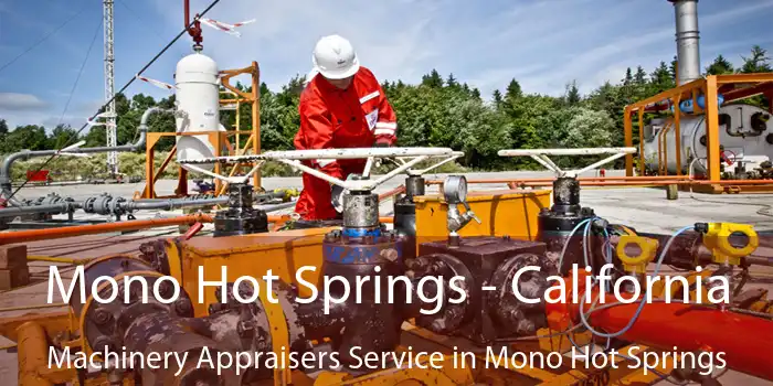 Mono Hot Springs - California Machinery Appraisers Service in Mono Hot Springs