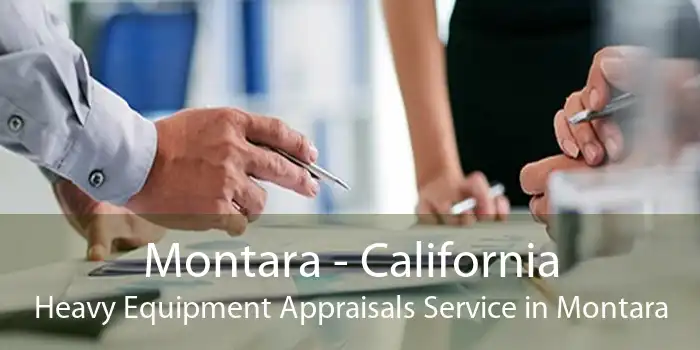 Montara - California Heavy Equipment Appraisals Service in Montara