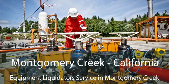 Montgomery Creek - California Equipment Liquidators Service in Montgomery Creek