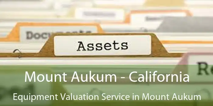 Mount Aukum - California Equipment Valuation Service in Mount Aukum